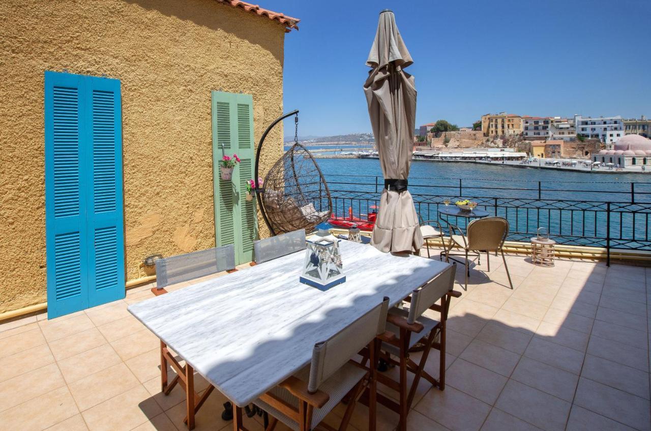 Апартаменты Casa Alba Seaview House Ханья Экстерьер фото